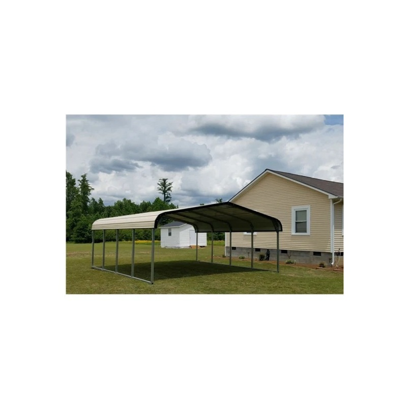 SC068 New Free Standing Style Steel Structure Building Sun Protection Car Shelter