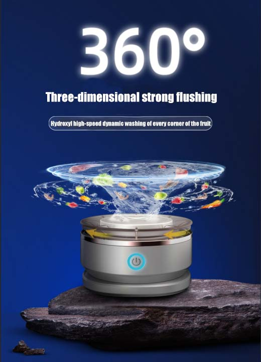 Advanced Portable Touchless Fruit and Vegetable Cleaner for Effortless Washing.