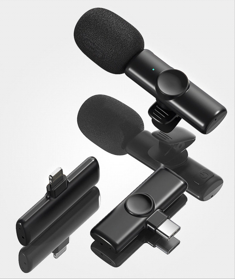K3 Bluetooths Live Microphone Phone Mic Lavalier Microphone