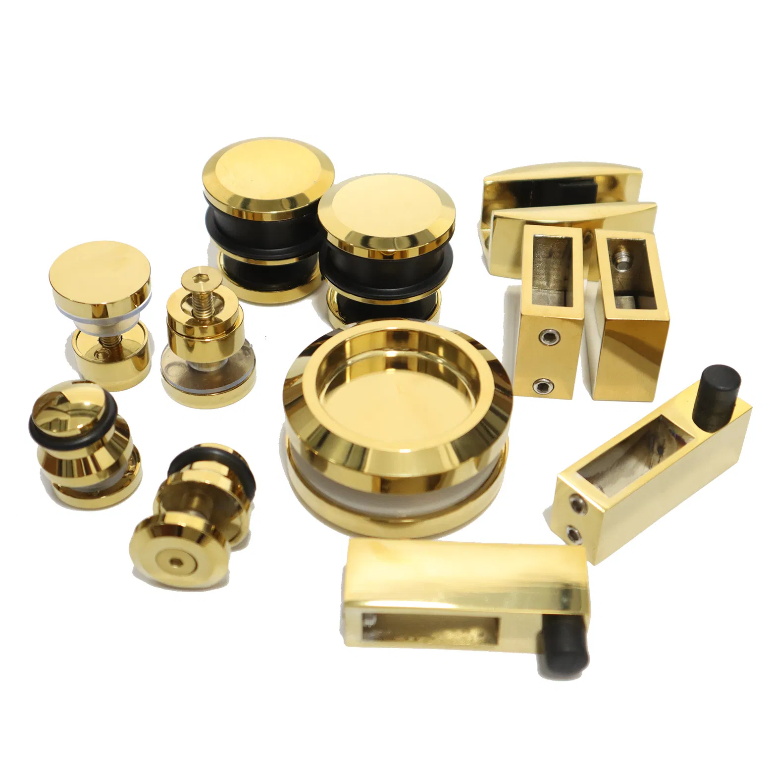 Durable Glass Shower Door Pulley System with Bathroom Accessories