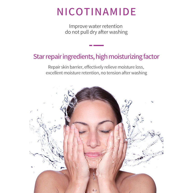 Private Labe Amino Acid Facial Cleanser Moisturizing Organic Ingredients Whitening Face Skin Care Cleanser