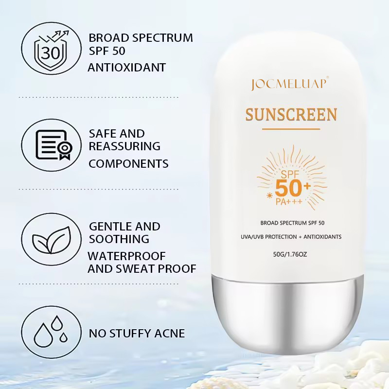 Best Solar Cream Face Organic Foundation Sunscreen SPF50 Moisturizing Sunscreen