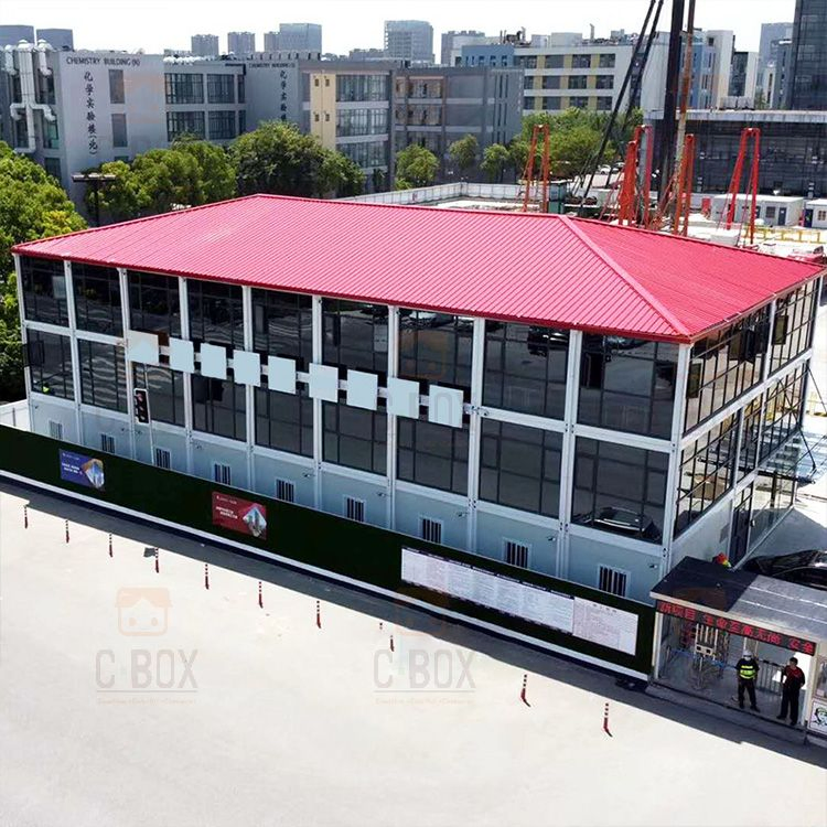 Cbox Hot-Selling Support Customizable 20FT 40FT Prefabricated Duplex Movable Container Office Building