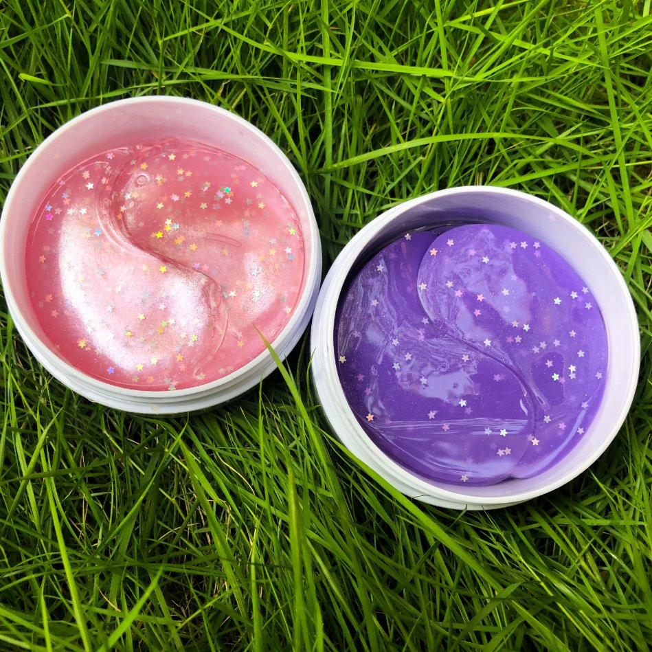 Collagen Nourishing Anti Aging Treatment Rose Pink Under Eye Mask for Dark Circles