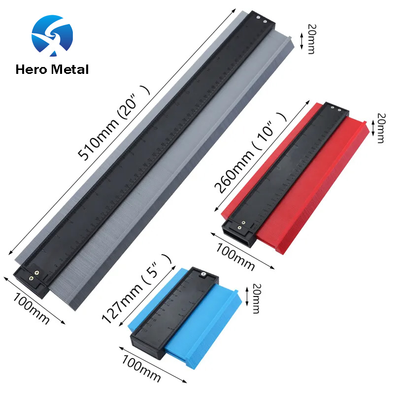 Factory New Generation Metal Duplicator Shape Qep Contour Hero Gauge Ruled Circular Frame Contour Gauge