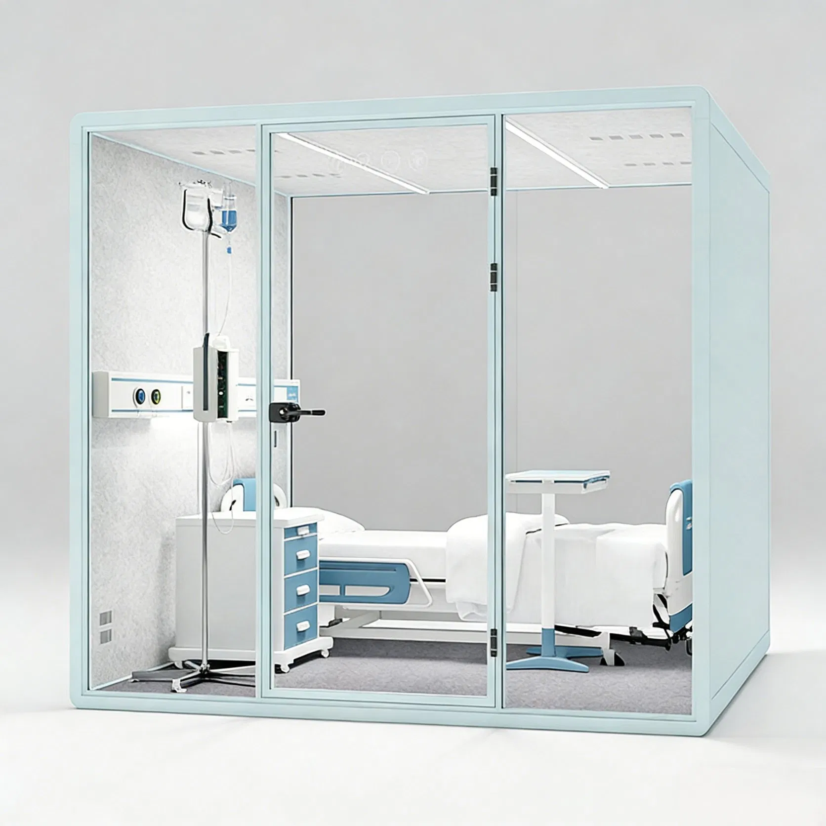 High-Quality Square Office Telephone Booth Soundproof Meeting Pod