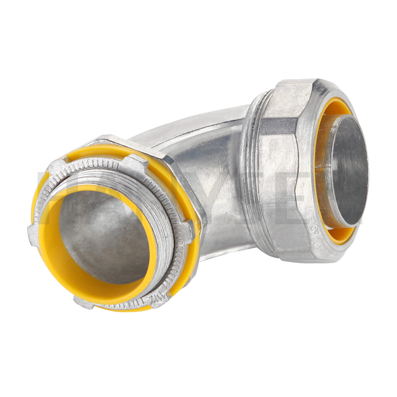 UL Malleable Iron Liquid Tight Flex Connector Straight Type with Grounding Lug