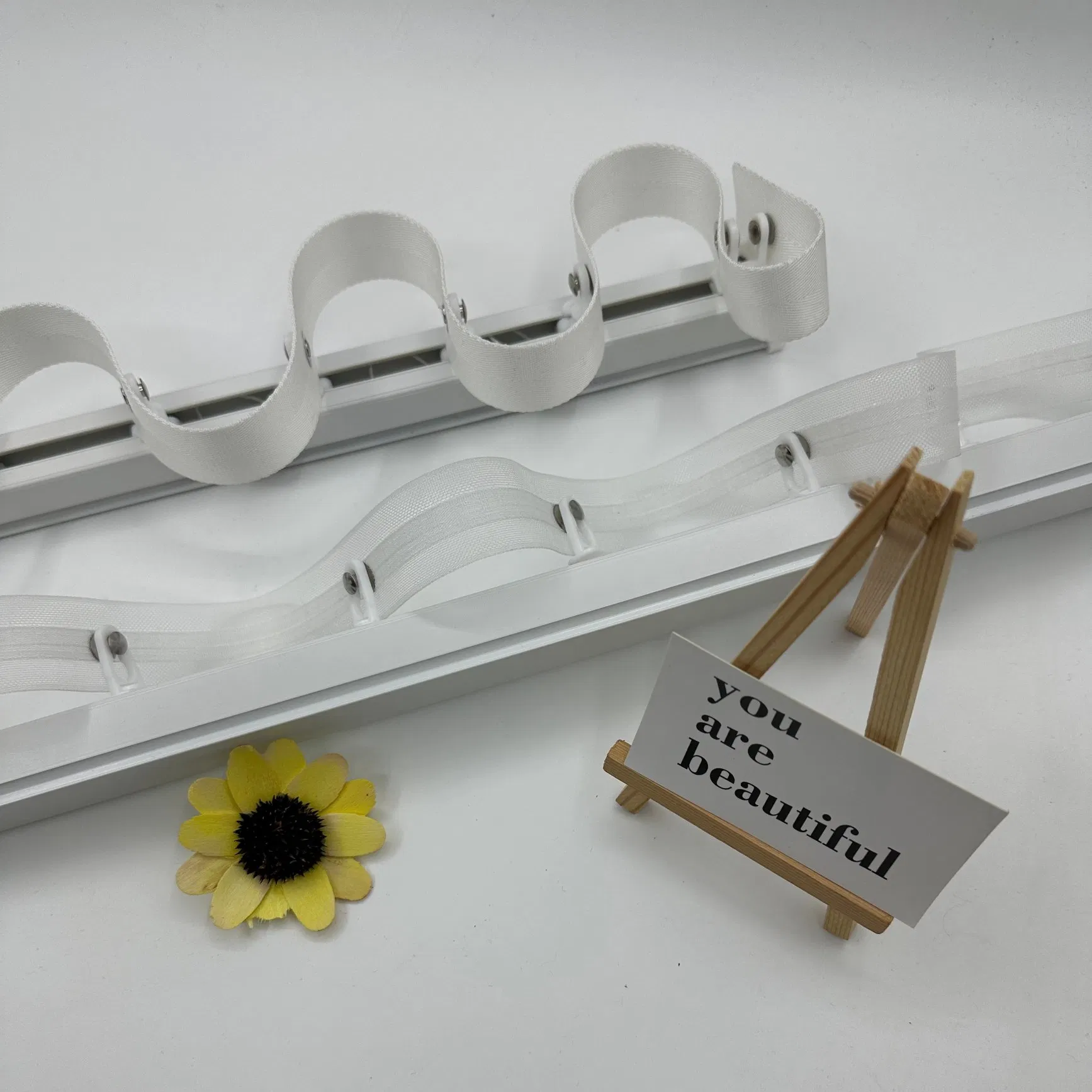 Durable and Easy to Install Snake Shaped Curtain Track for Hotel Windows/Balconies