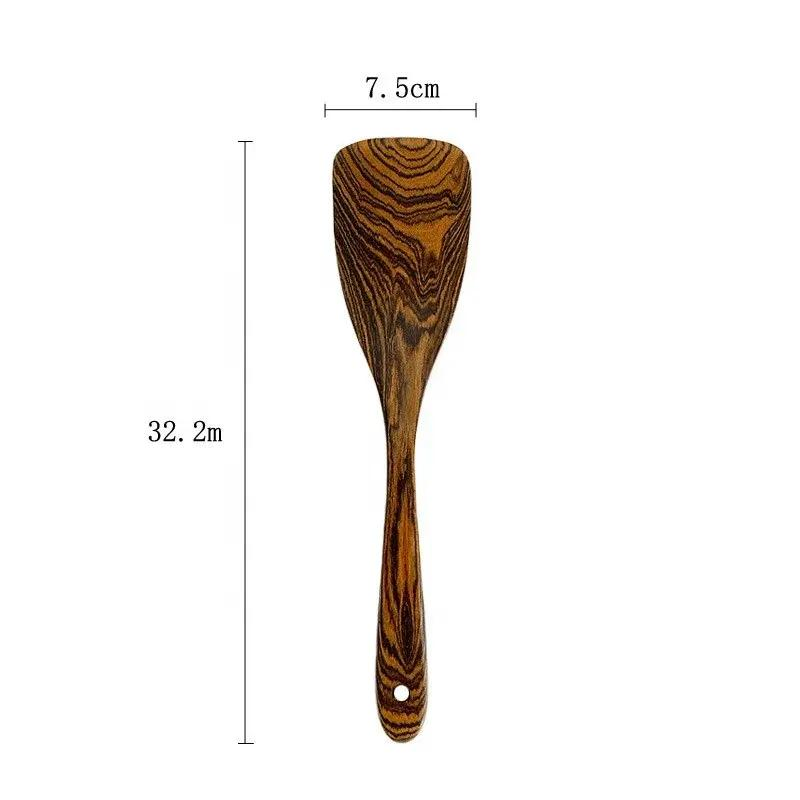 Natural Teak Wooden Cooking Utensils Set for Everyday Use