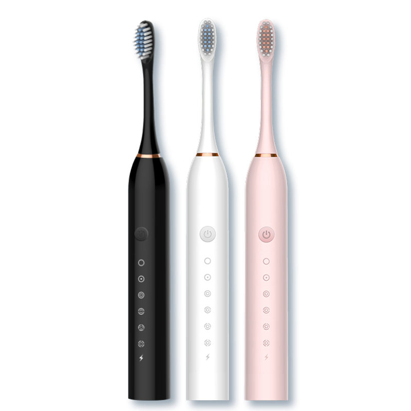 Accepted Power Brush Heads Travel Case Black Series Ultra Whitening Toothbrush