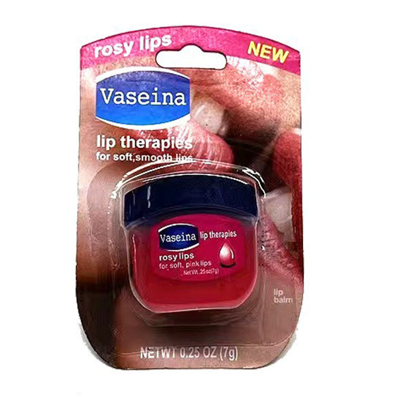 Vaseline 7g Lip Balm Moisturizing Anti Cracking Fade Lip Color Hanging Box