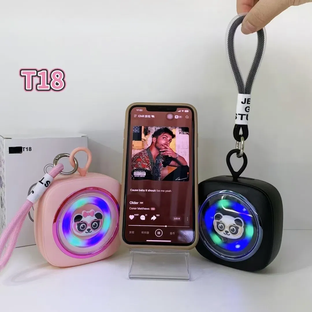 Портативная колонка-лампочка Bluetooth T18 с RGB-подсветкой