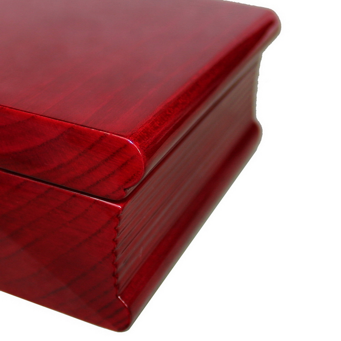 Rosewood Piano Finish Wooden Craft Book Clock