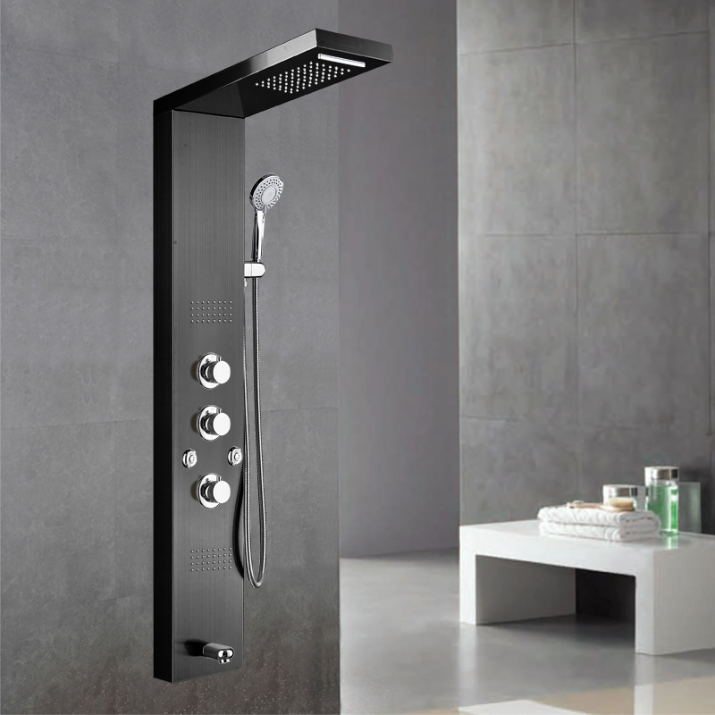 Factory Wholesale Bathroom Thermostatic Shower Board Shower Column