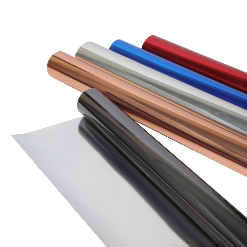 Decor Material PETG Film Plastic 1 Way Mirror Metalized Pet Film