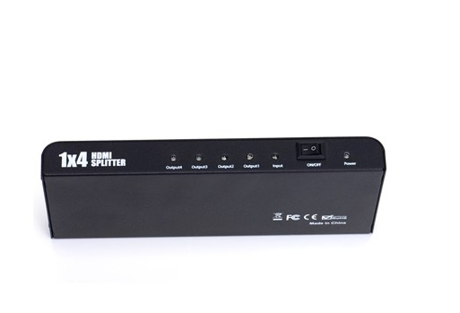 1 in 4 out HDMI Splitter 1X4 with 3D 1080P