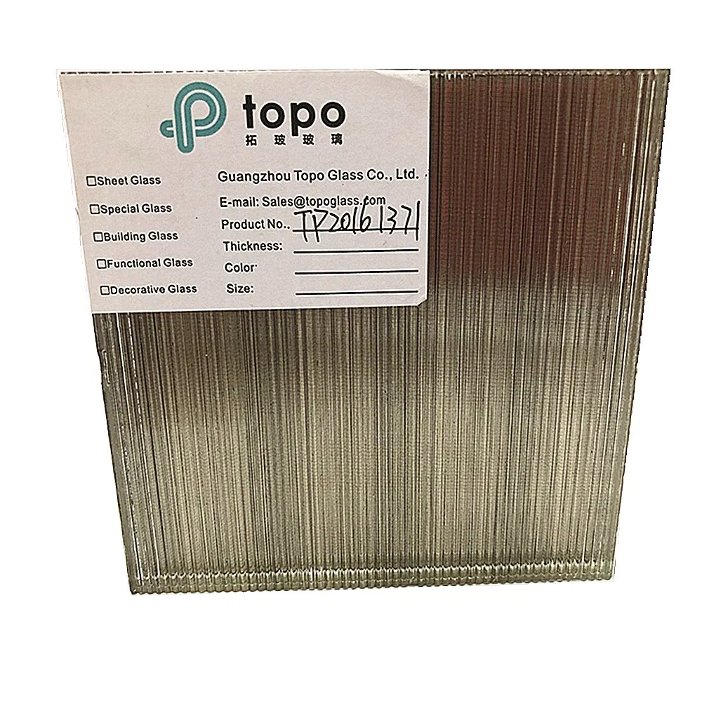 Toughened Laminated Metal Wire Mesh Safety Glass (PLW-TP)