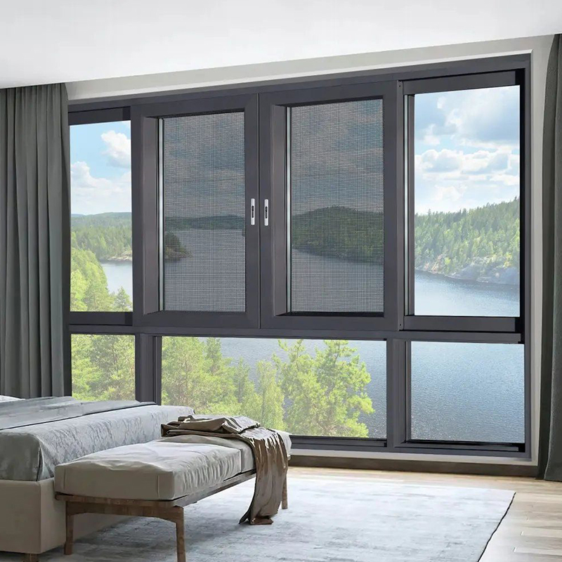 Three Rails Low-E Glass Heat Insulation Heat Insulation Sliding Window Customization