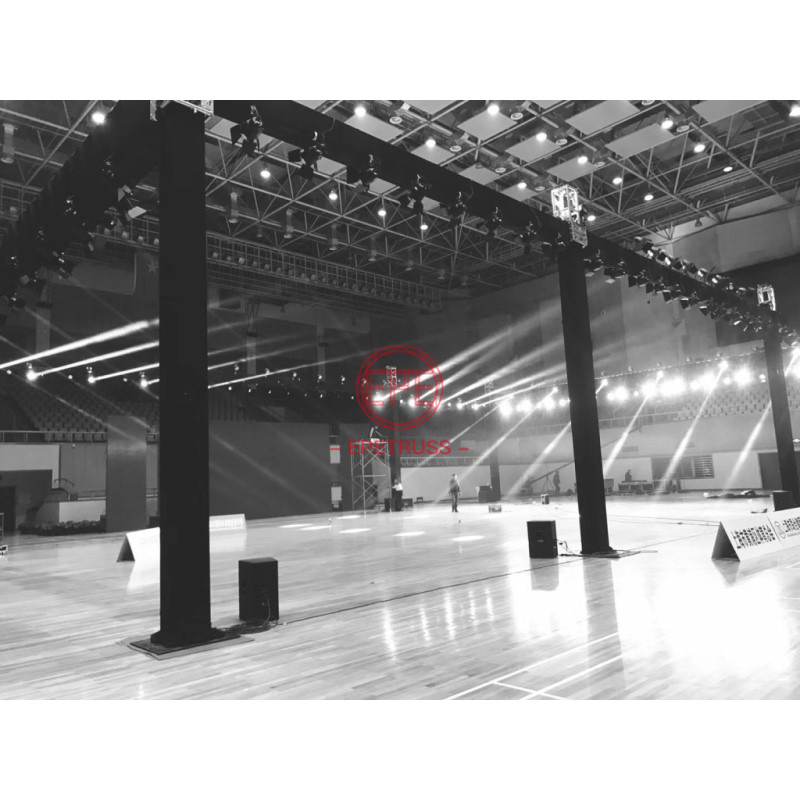 Aluminum Stage Spigot Square Rectangle Lightweight Lighting Bolt Truss System for Show