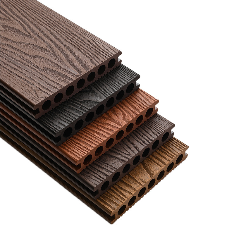 Luxury Wood-Grain WPC Decking for Gardens