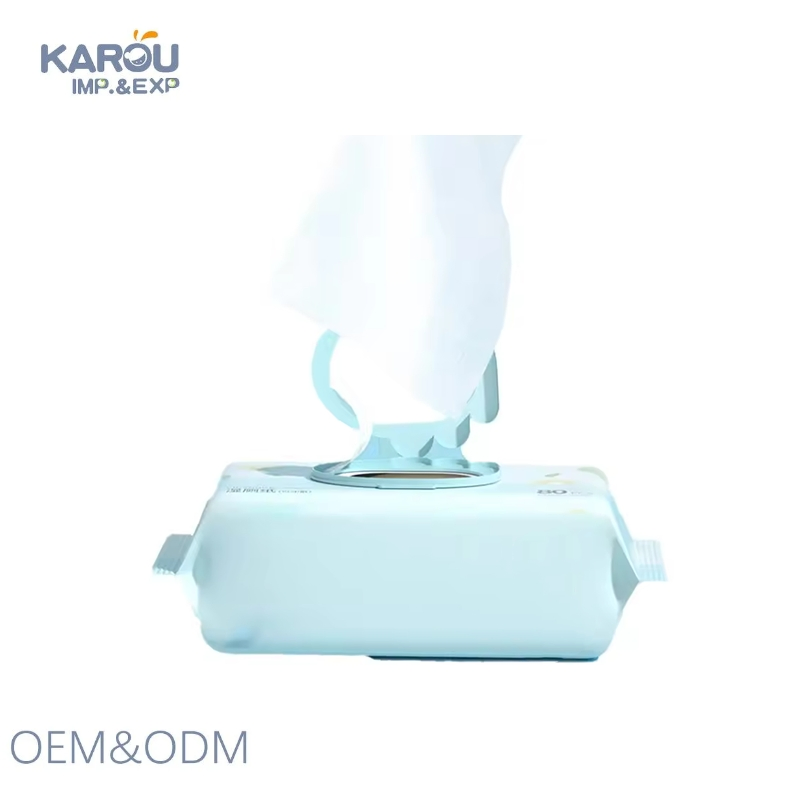 Customizable Mini Flushable Adult Wet Wipes with Vitamin and Aloe