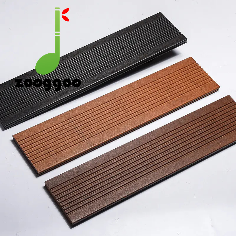 Outdoor Solid Pool Bamboo Decking Natural Flooring Weatherproof Anti-Slip Outdoor Bamboo Decking