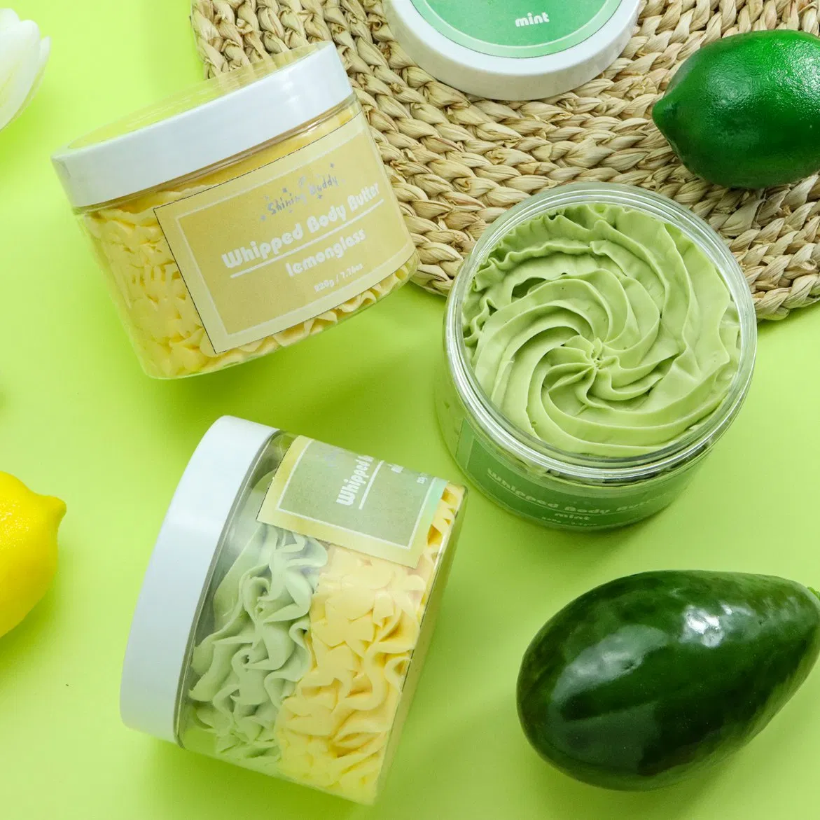 Organic Hydrating Body Cream with Shea and Cocoa for Skin Body Butter