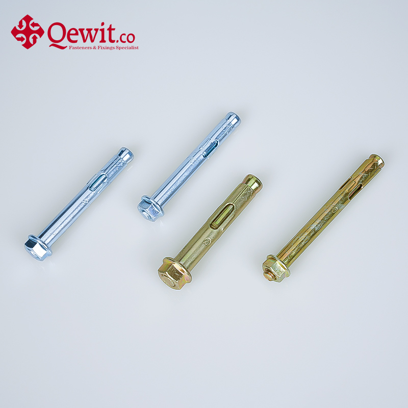 Fixing Steel Sleeve Anchors Gr. 4.8 Hex Flange Nut Type/Countersunk Head Anchors/Hexagon Anchors/Hex Flange Anchors