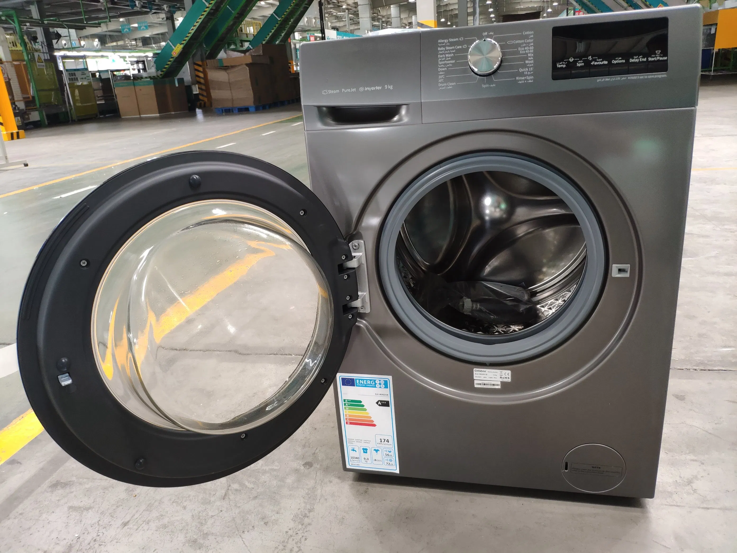 Smeta 220V 8kg Washer and Dryer Built in Combo Automatic Laundry Washing Machines