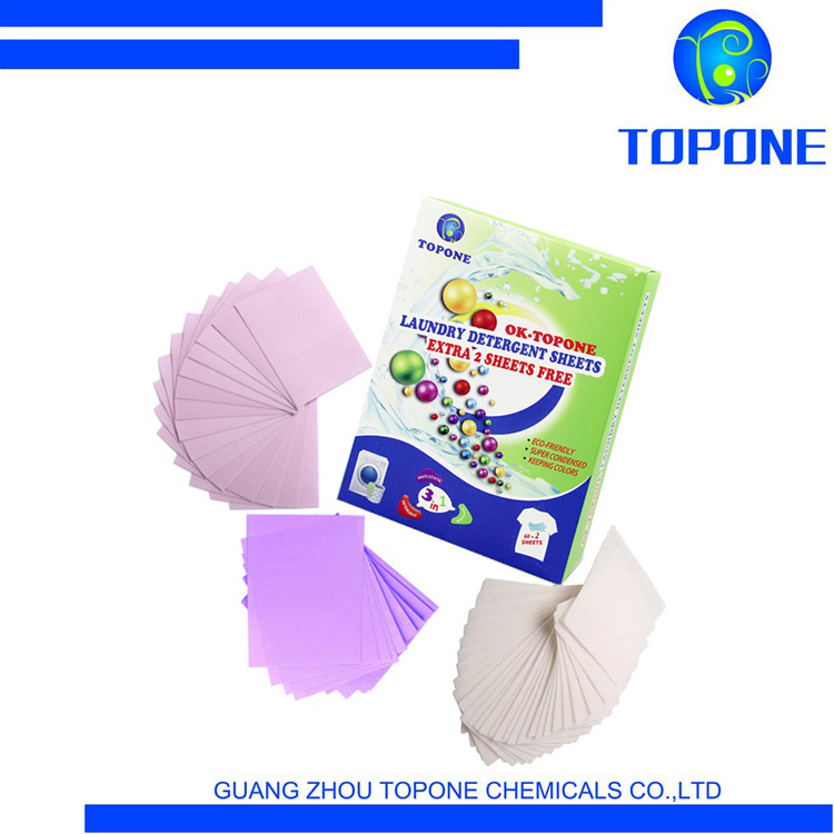 China Manufacturer Hot Sales High Effect Best Choice Laundry Detergent Sheets