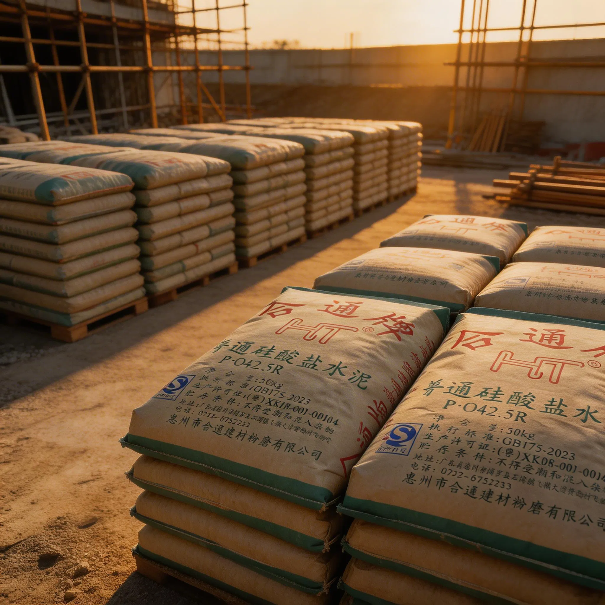 P. O 42.5r Portland Cement for Ready-Mix Concrete Applications