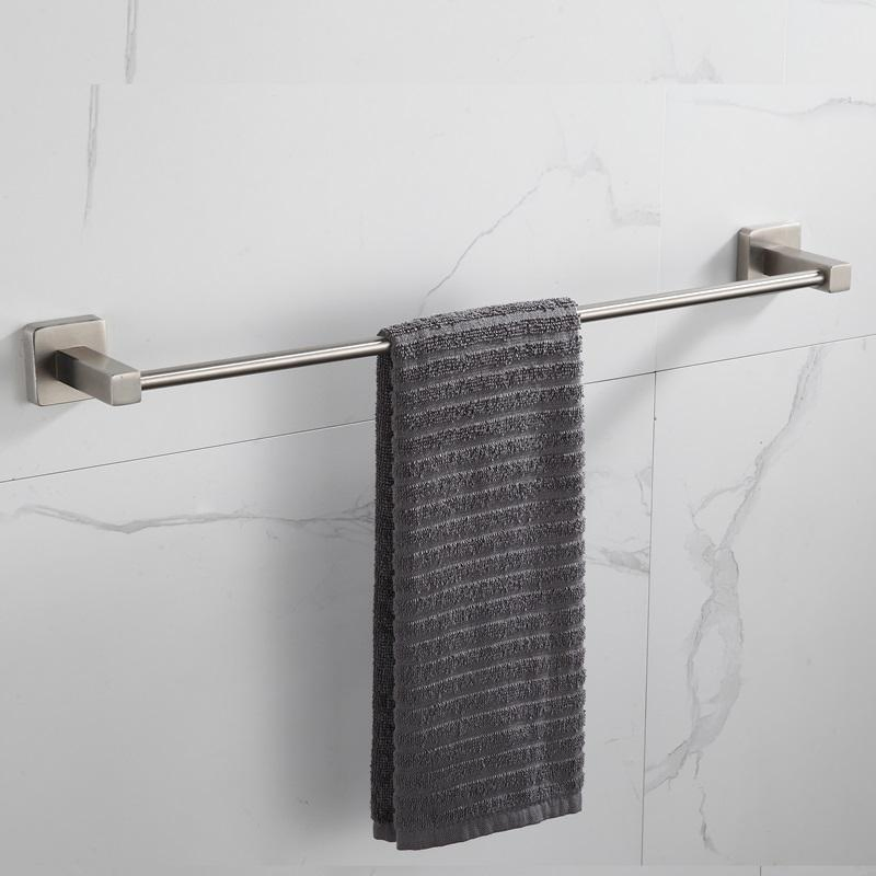 10 Pieces Simple Brushed Nickel Wall Mounted Bathroom Accessories Set