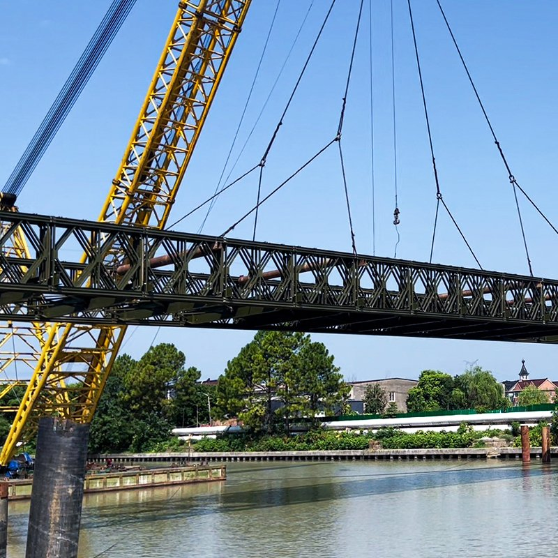 Durable Steel Suspension Bridge for Reliable Transportation Solutions