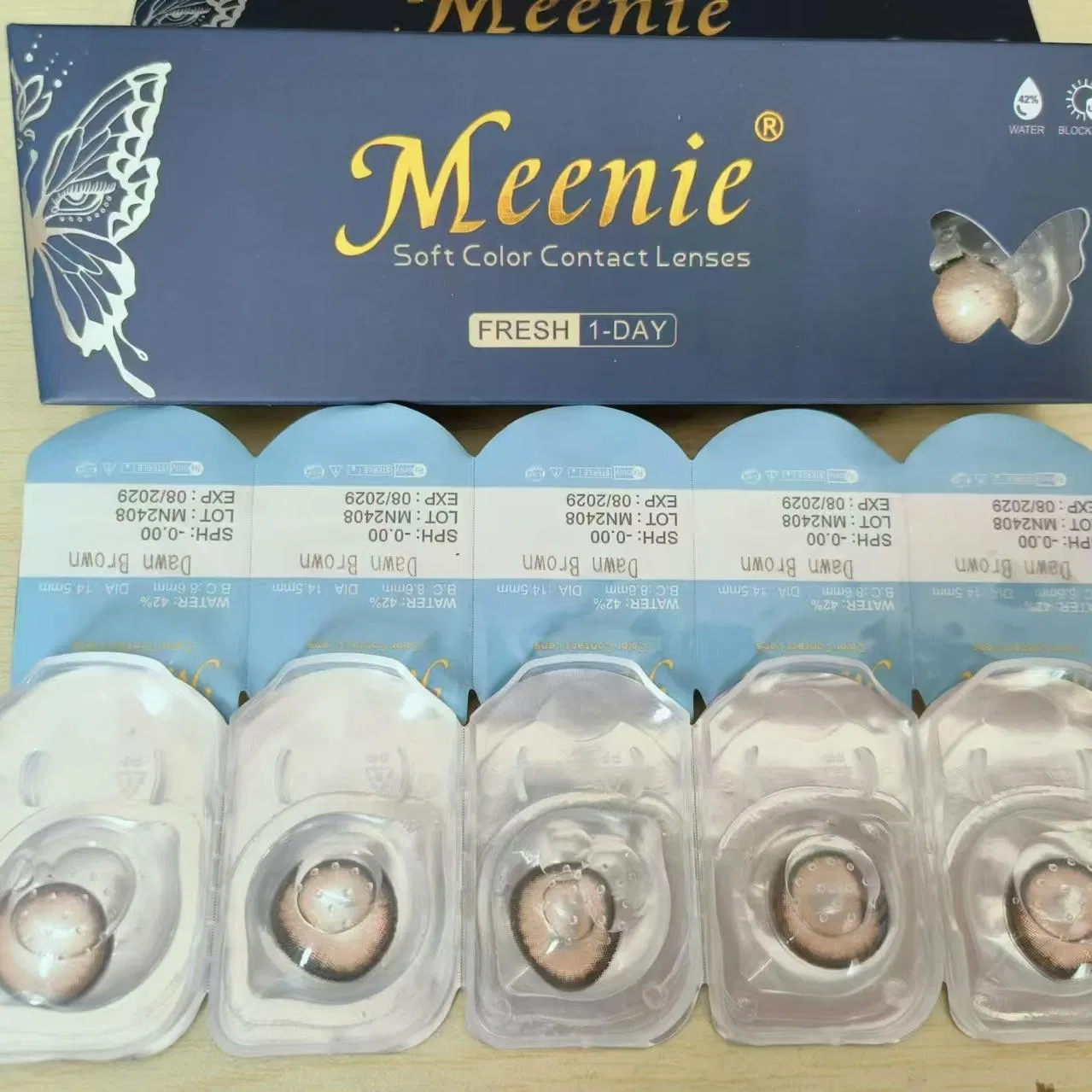 Can OEM Customized Logo Packaging Comic Eye Black Daily Use Colored Contact Lenses for Eyes