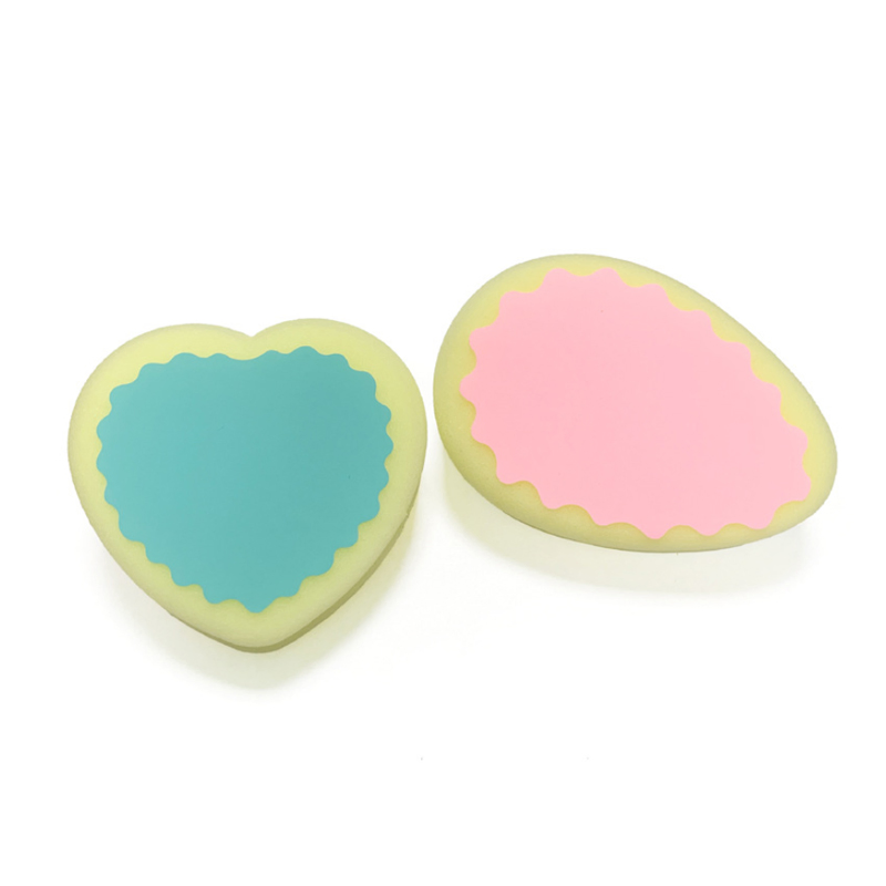 1PCS Magic Painless Hair Removal Popular Depilation Sponge Pad Effective Remove Tool Heart Shape