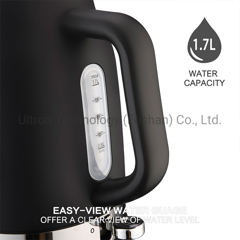 Stainless Steel Kettle and 4-Slice Toaster Set with Home Appliance