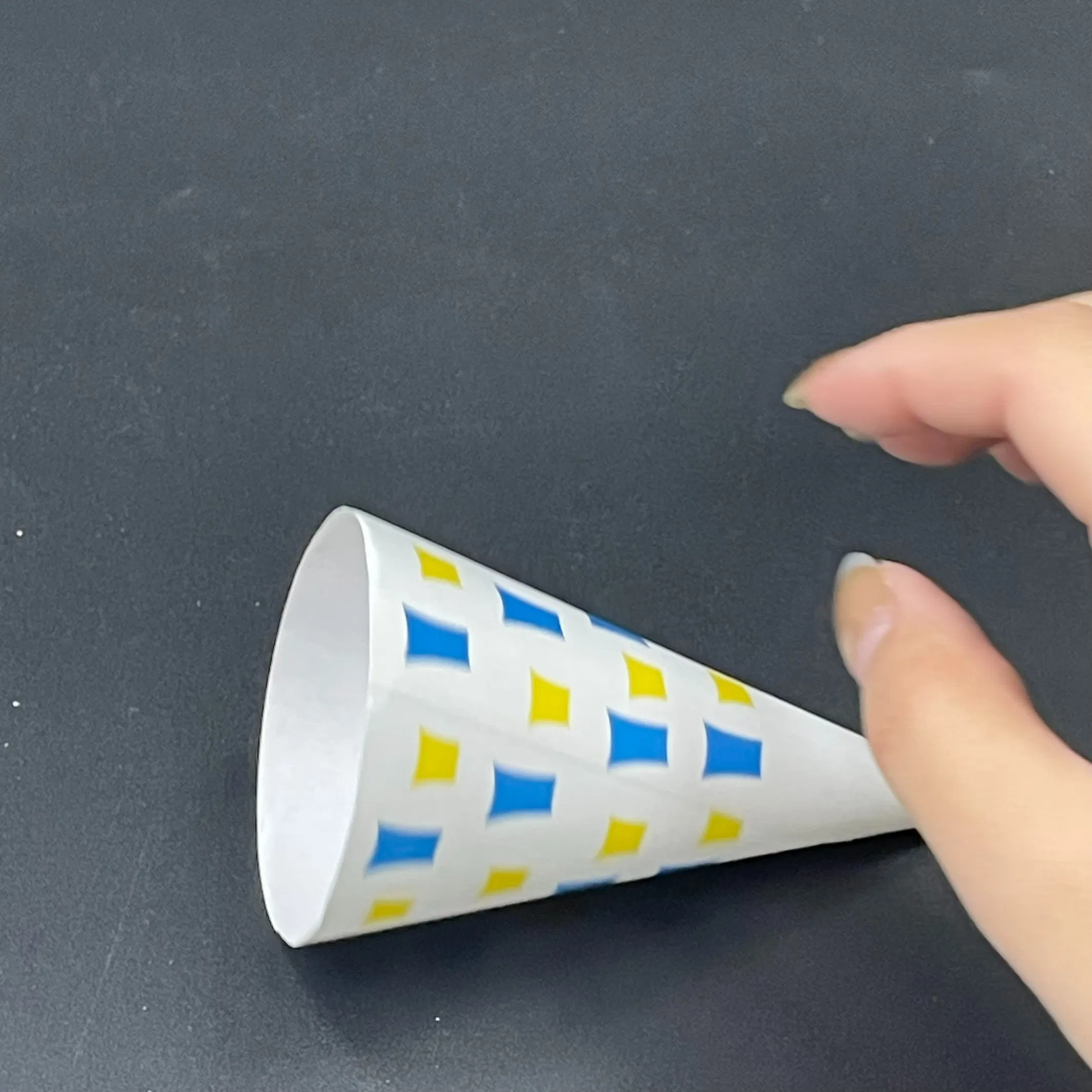 Wholesale New Product Custom Ice Cream Paper Cone Sleeve Ice Cream Cone Packaging