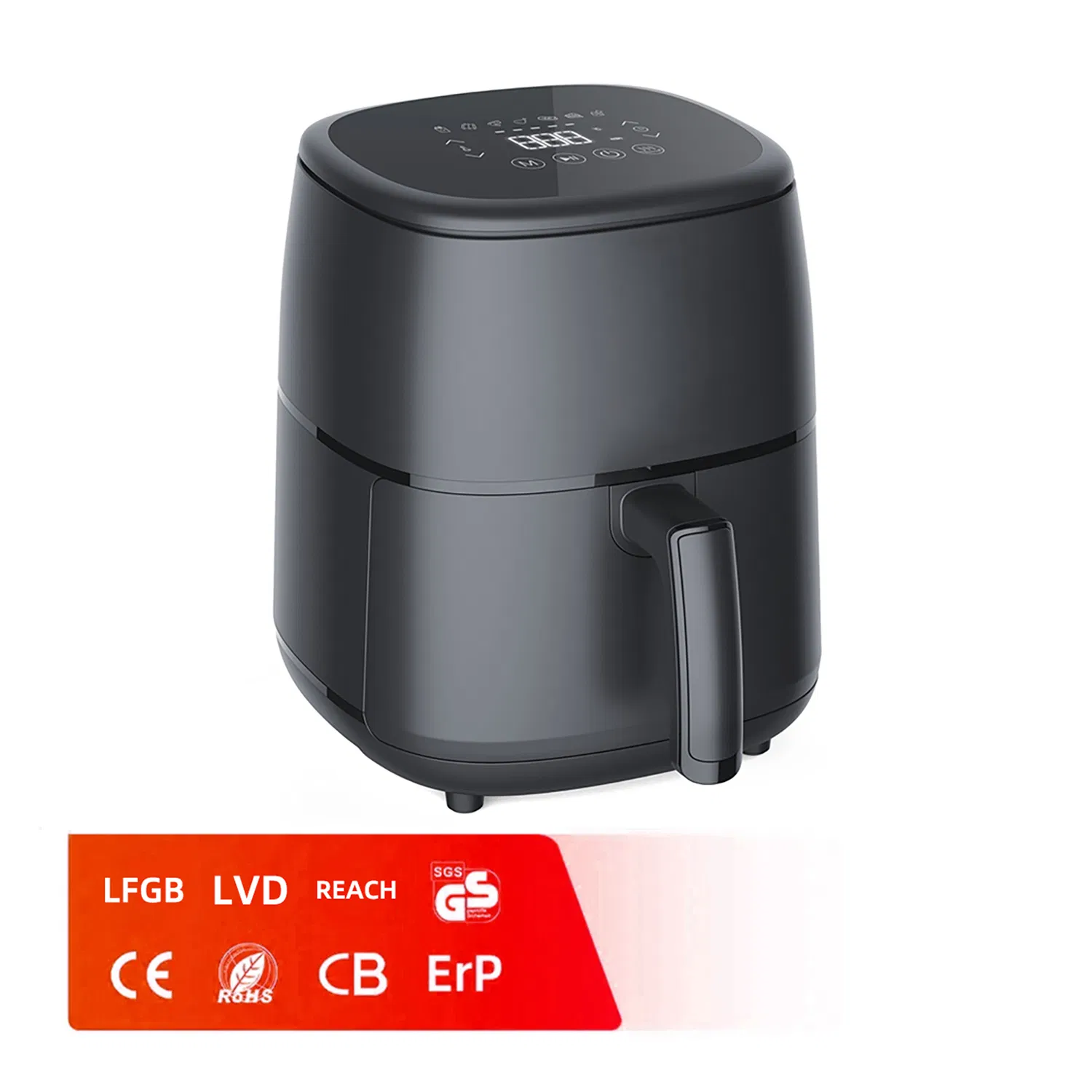 Smart 4L Touch Control Air Fryer for Healthy Cooking
