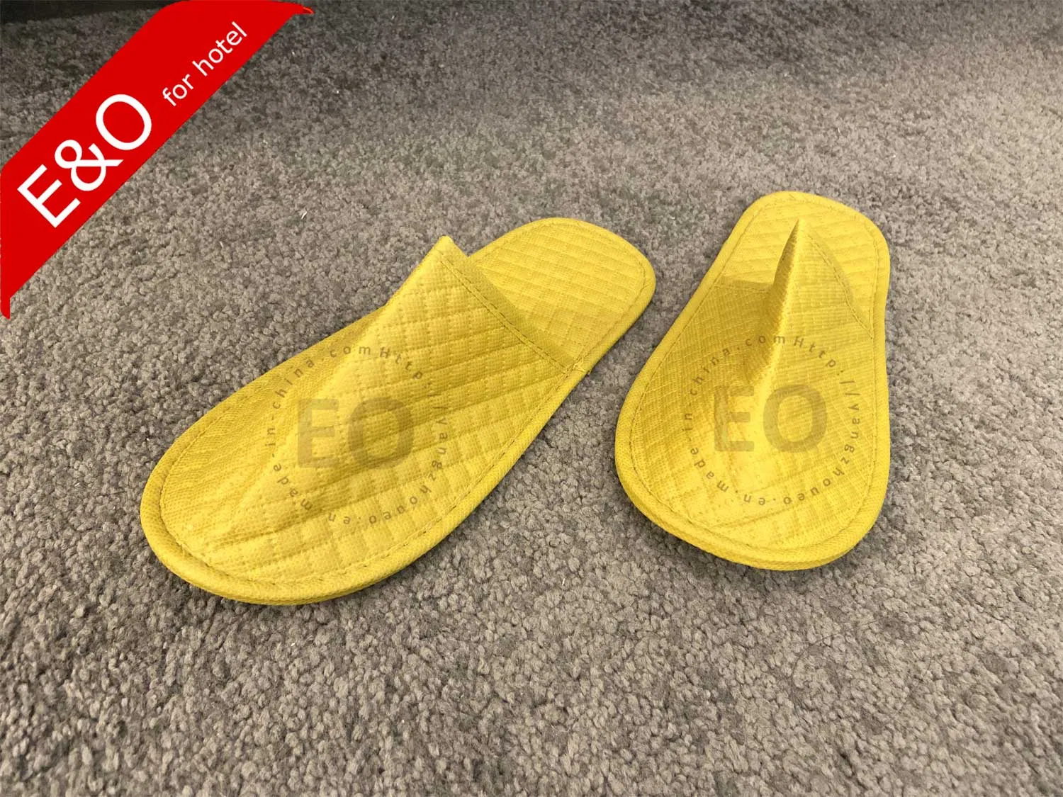 Environment Non Woven Disposable Hotel XPE Slippers