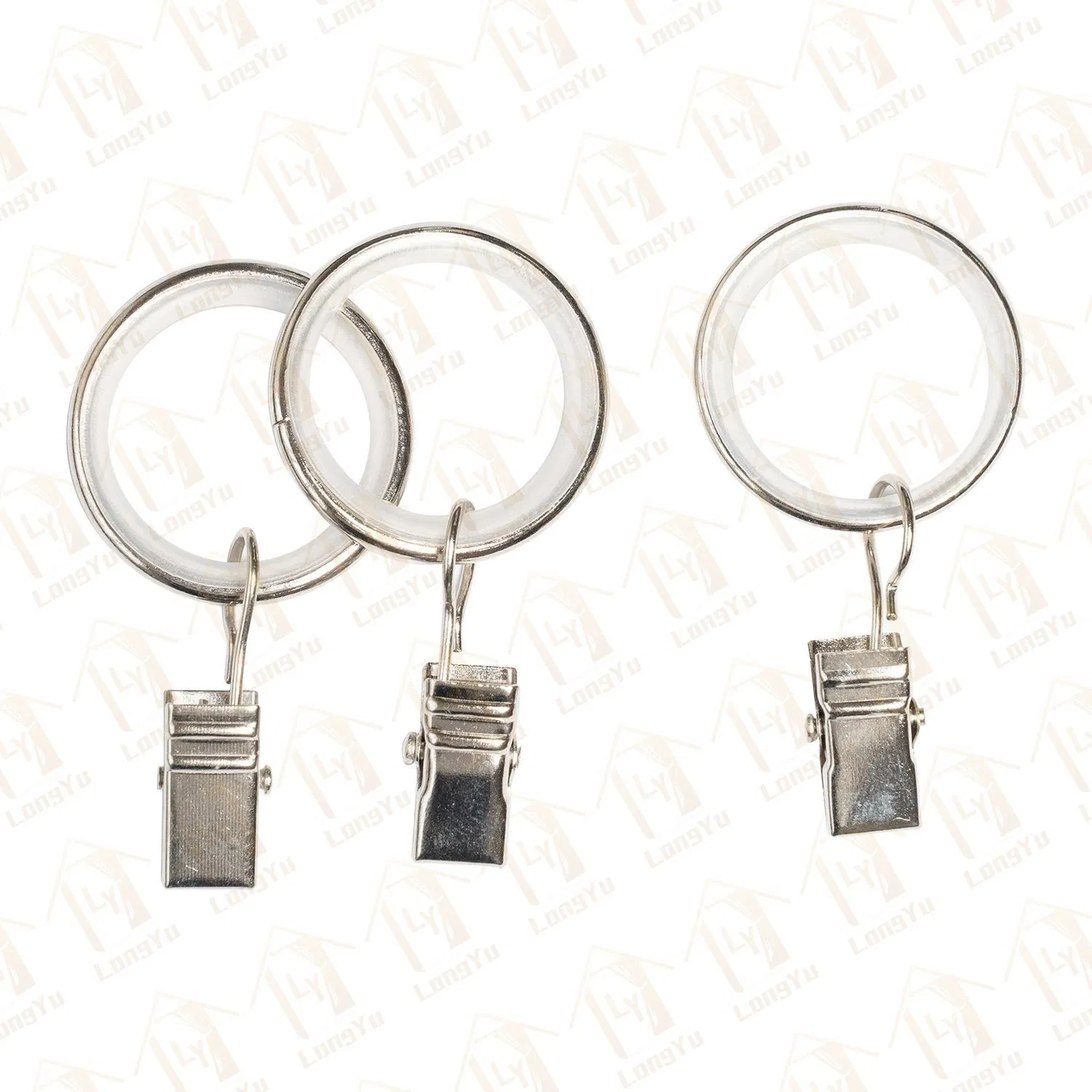 New Arrivals Spot Supply Steel Iron Curtain Ring Clips