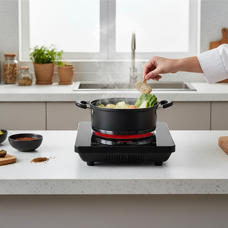 Compact Electric Induction Stove for Efficient Home Cooking Infrared Cooker