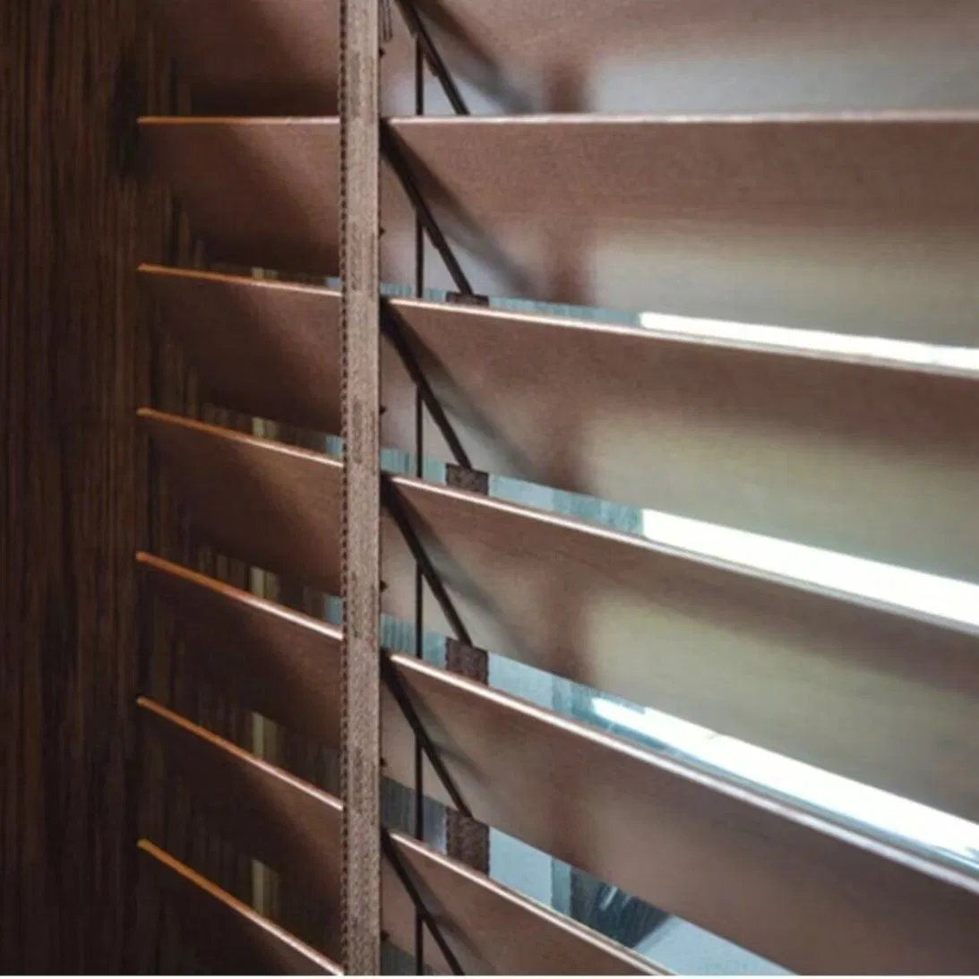 Wooden Window Blind Curtain Home Office Coffee Use Wooden Venetian Blind