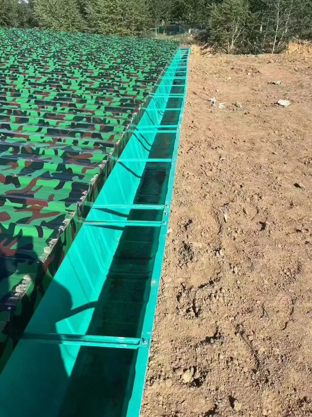 Durable U-Shaped Molded Drainage Ditch for Efficient Water Flow