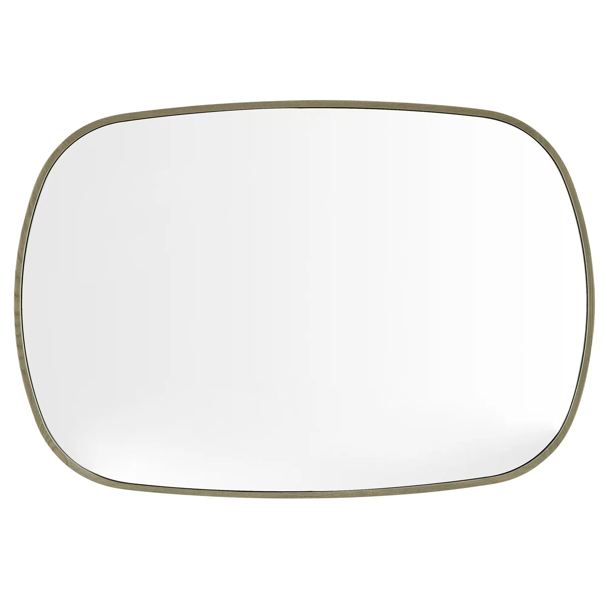 Stylish Ash Wood Sideboard with Elegant Mirror for Hotel Bathrooms