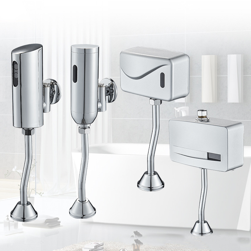 Wall Mounted Self Closing Urinal Flusher Intelligent Toilet Flush Valve Auto Sensor Flush Valves