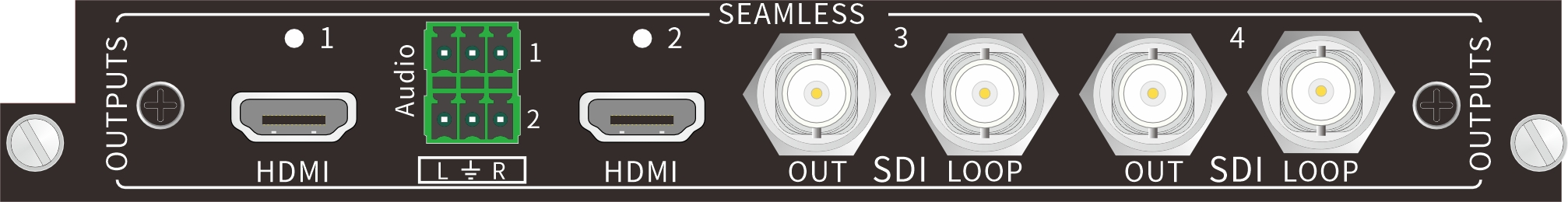 HDMI & SDI Seamless Output Card