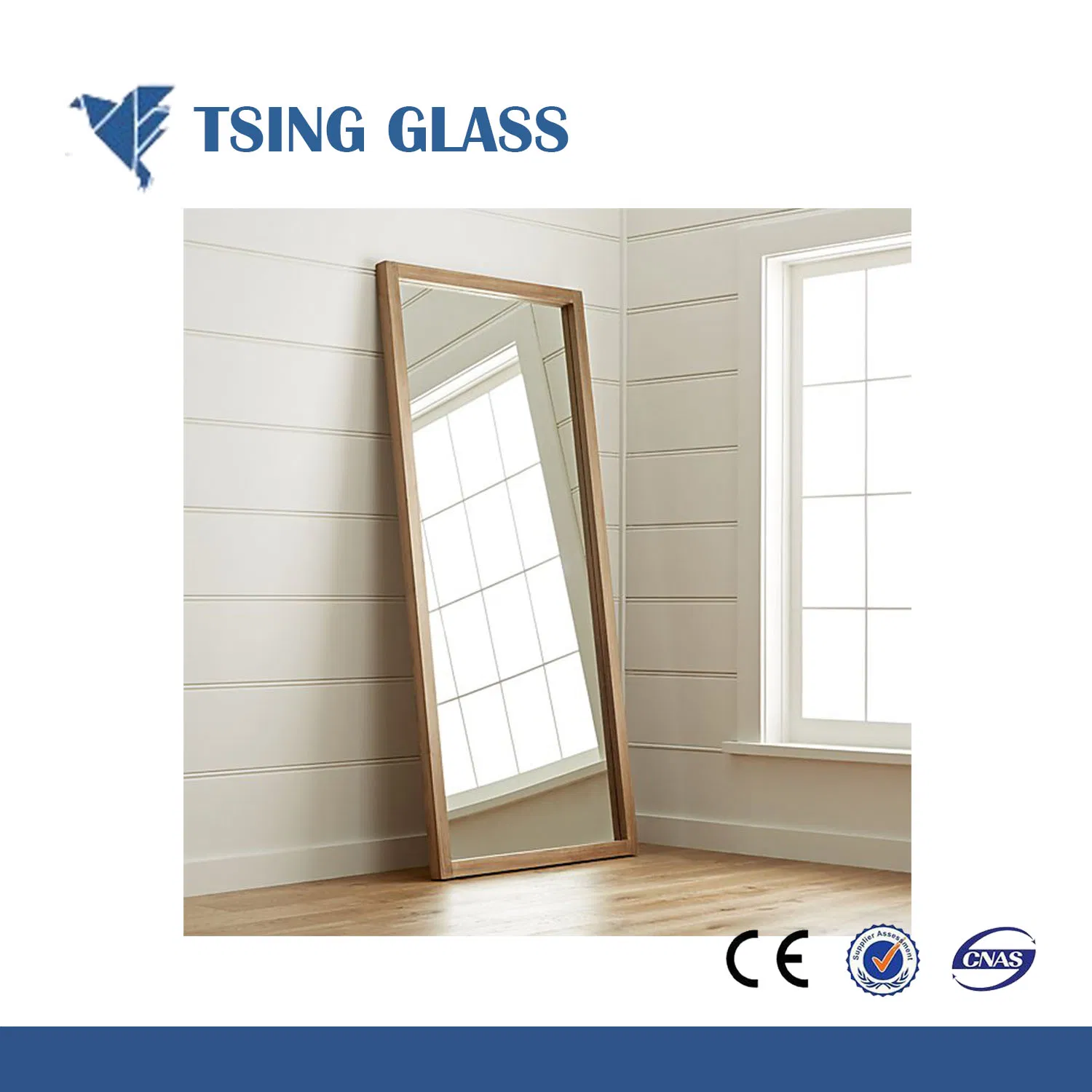 3-6mm Silver Mirror Antique Mirror for Decoration/Window/Wall