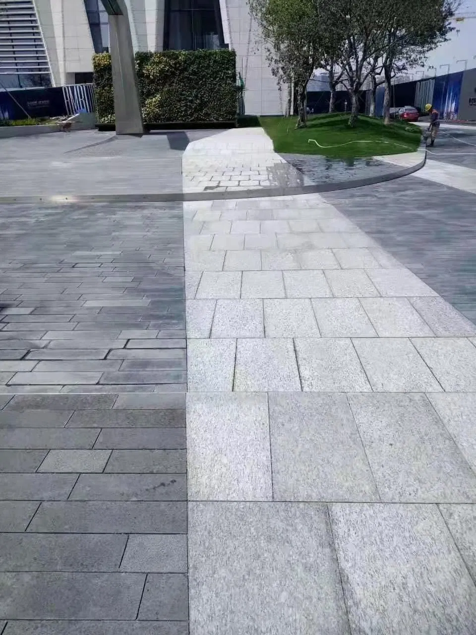 Natural Granite Stone Floor Tile Engineering Materials Tile Fireproof Outdoor Wall Tiles Kitchen Countertop Granite Slab