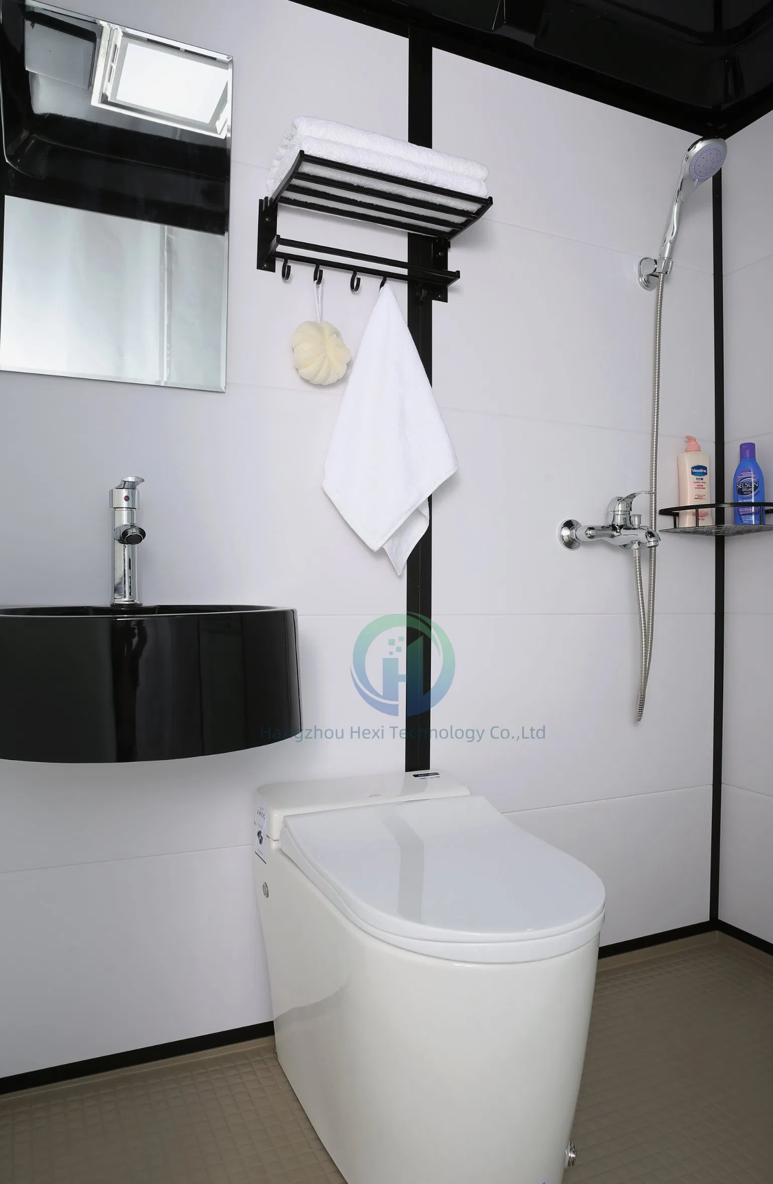 Sanitary Ware Cabin Luxury Portable Modular Glass Design Hotel Complete Shower Steam RV Sink Toilet Prefab Bathroom Pod for Sale