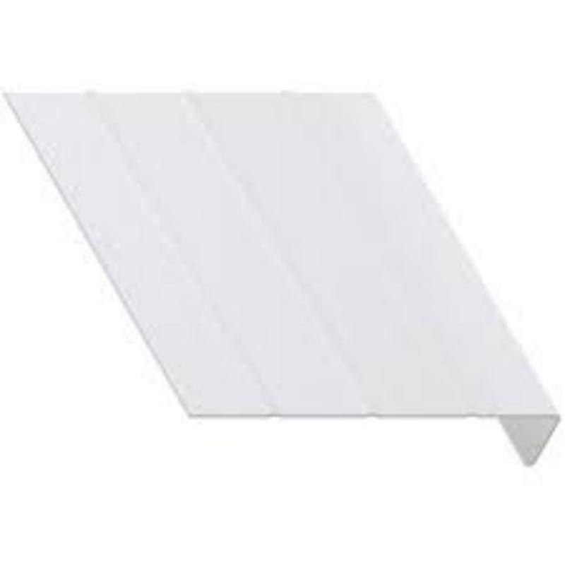 Ribbed Smooth Woodgrain 8inch Width White Color Fascia for Canada